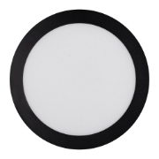 Imagine Mini Panou LED Rotund Negru ST 20W 6400K IP40 - NOVELITE