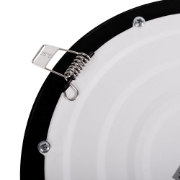 Imagine Mini Panou LED Rotund Negru ST 20W 6400K IP40 - NOVELITE