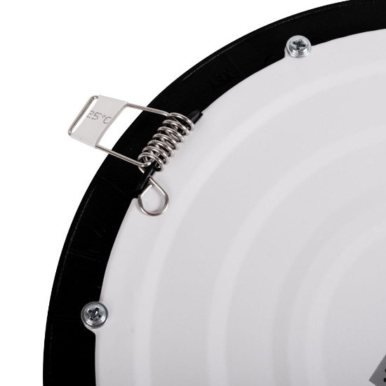 Imagine Mini Panou LED Rotund Negru ST 20W 6400K IP40 - NOVELITE