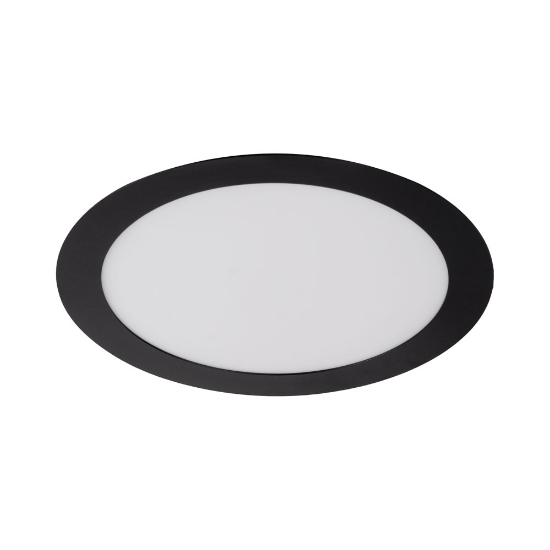 Imagine Mini Panou LED Rotund Negru ST 20W 6400K IP40 - NOVELITE