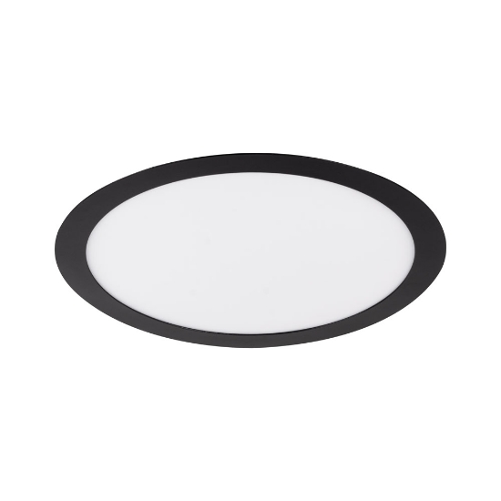 Imagine Mini Panou LED Rotund Negru ST 24W 6400K IP40 - NOVELITE
