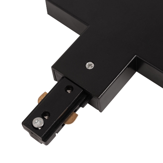 Imagine Conector Cruce Sina Clasica Negru IP20 - NOVELITE