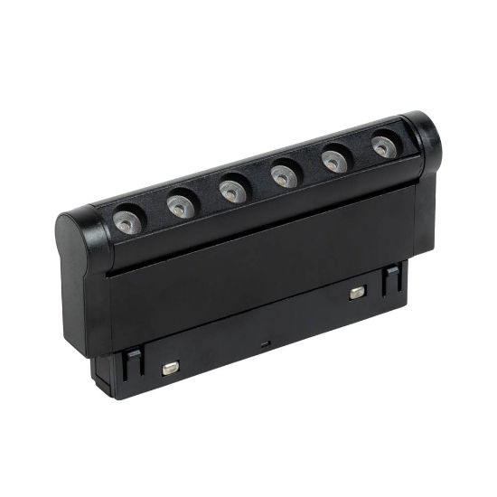 Imagine Spot Negru DOTS Slim Reglabil 6W 4000K IP20 pentru Sina Magnetica - NOVELITE