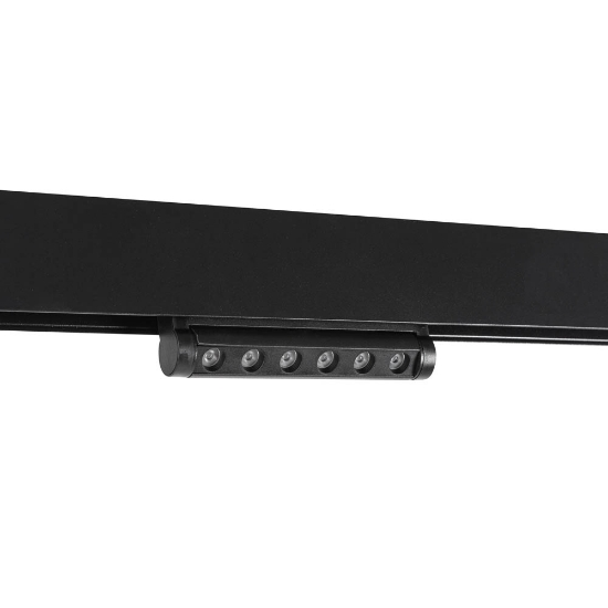 Imagine Spot Negru DOTS Slim Reglabil 6W 4000K IP20 pentru Sina Magnetica - NOVELITE