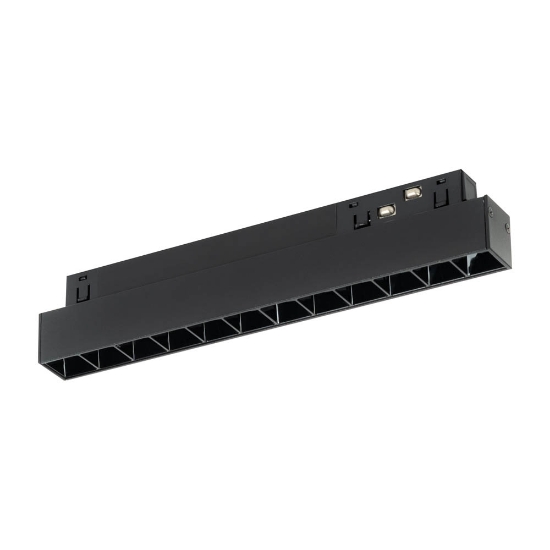 Imagine Spot Negru FAGURE Fix 12W 4000K IP20 pentru Sina Magnetica - NOVELITE