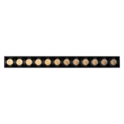 Imagine Spot Negru FAGURE Fix 12W 4000K IP20 pentru Sina Magnetica - NOVELITE