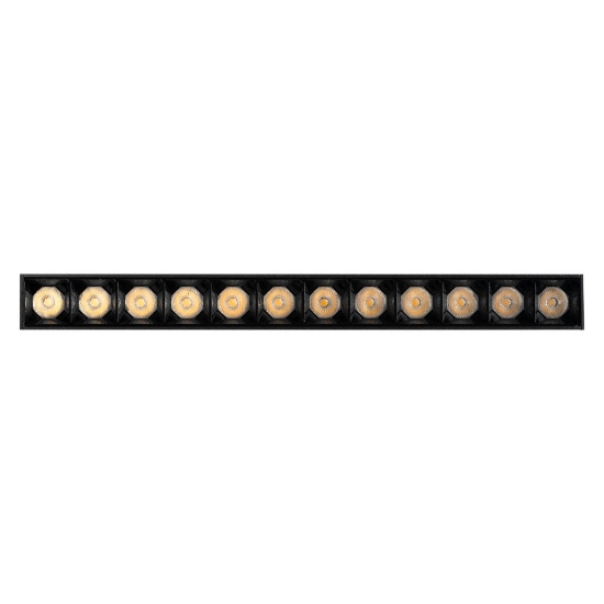 Imagine Spot Negru FAGURE Fix 12W 4000K IP20 pentru Sina Magnetica - NOVELITE