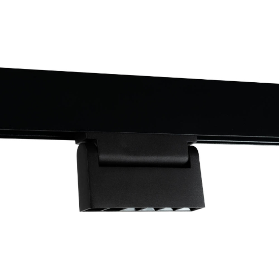 Imagine Spot Negru FAGURE Reglabil 6W 4000K IP20 pentru Sina Magnetica - NOVELITE