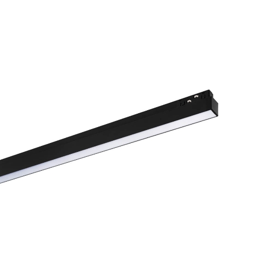 Imagine Spot Negru LINIAR 40W 4000K IP20 1200mm pentru Sina Magnetica - NOVELITE