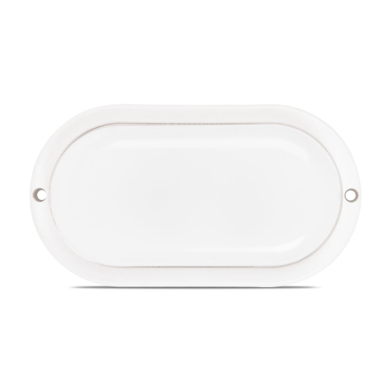 Imagine Corp BAT LED Oval Alb IP54 12W 6500K Dispersor Opal - HOMELIGHT