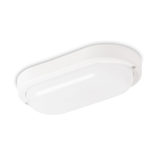 Imagine Corp BAT LED Oval Alb IP54 12W 6500K Dispersor Opal - HOMELIGHT