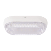 Imagine Corp BAT LED Oval Alb IP54 16W 6500K Dispersor Prismatic - HOMELIGHT