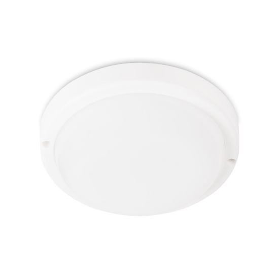 Imagine Corp BAT LED Rotund Alb IP54 12W 6500K Dispersor Opal - HOMELIGHT