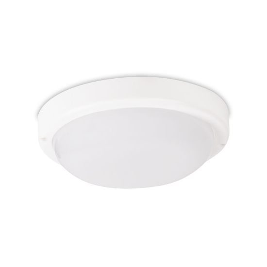 Imagine Corp BAT LED Rotund Alb IP54 12W 6500K Dispersor Opal - HOMELIGHT