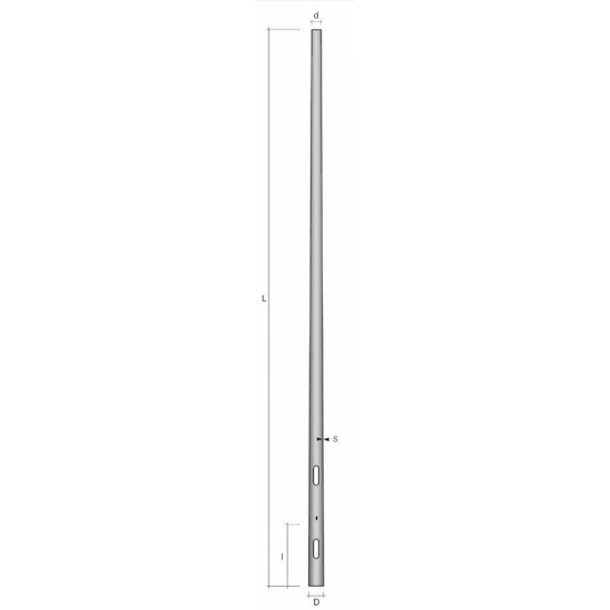 Imagine Stalp Conic Ingropat 12.8m fara usita - LDT