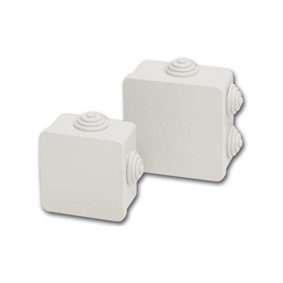 Imagine Doză etanșă de derivație pătrată 65x65mm – COURBI | 32-21003-656