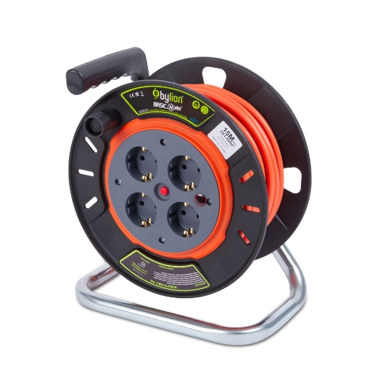 Imagine Derulator cablu 4 prize 3x1,5mm² 15m IP20 – BYLION