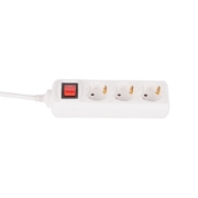 Imagine Prelungitor 3 prize cu întrerupător 3x1,5mm² 1,5m – HOMELIGHT