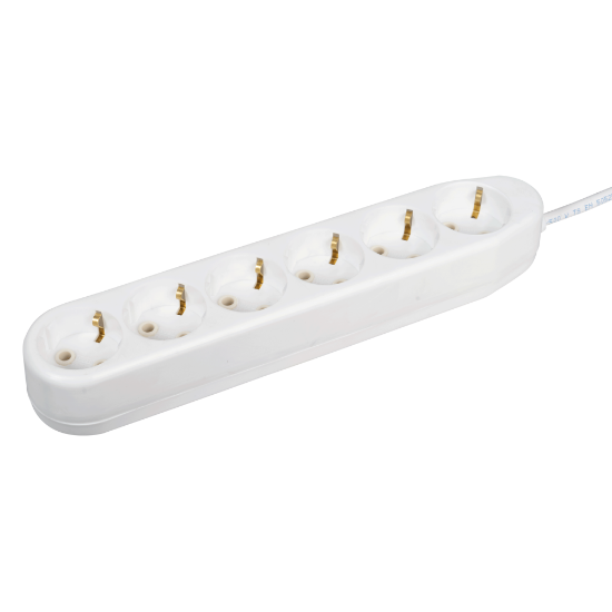 Imagine Prelungitor 6 prize Schuko ceramic 3x1mm² 5m – IPEE