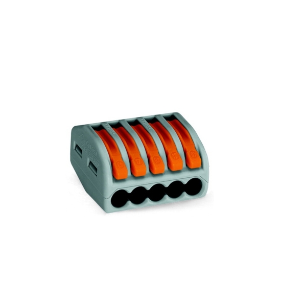 Imagine Clemă legătură 5 conductoare max. 4mm² – WAGO | 222-415