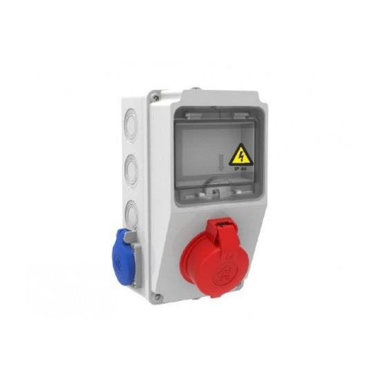 Imagine Tablou Sigurante 1P (3x25A) 380V + 2P (1x16A) 220V IP44