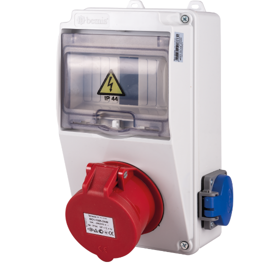 Imagine Tablou Sigurante 1P (5x16A) 380V + 2P (1x16A) 220V IP44
