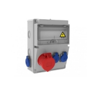 Imagine Tablou Sigurante 1P (5x32A) 380V + 2P (1x16A) + 2P (1x16A) 220V IP44