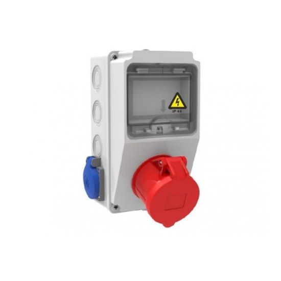 Imagine Tablou Sigurante 1P (5x32A) 380V + 2P (1x16A) 220V IP44
