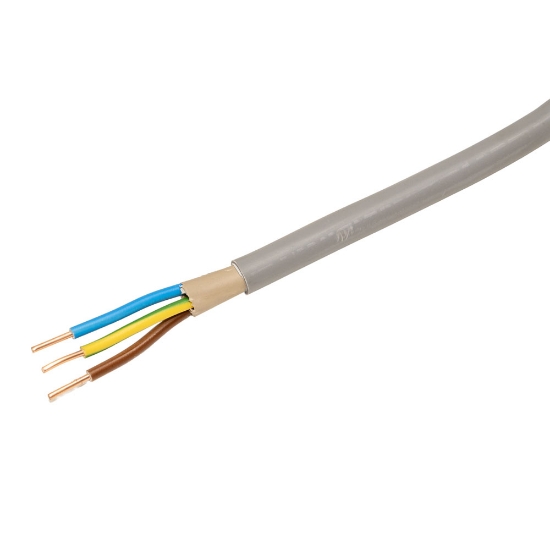 Imagine Cablu energie cupru, CYY-F 3x1.5 mm² 