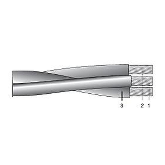 Imagine Cablu torsadat aerian aluminiu, T2XIR 50/8 OL-AL 3x95+35 – multifilar