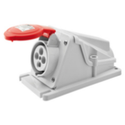 Imagine Priză industrială aplicată 3P+N+E 32A 400V IP44 6h 90° – GEWISS | GW62493