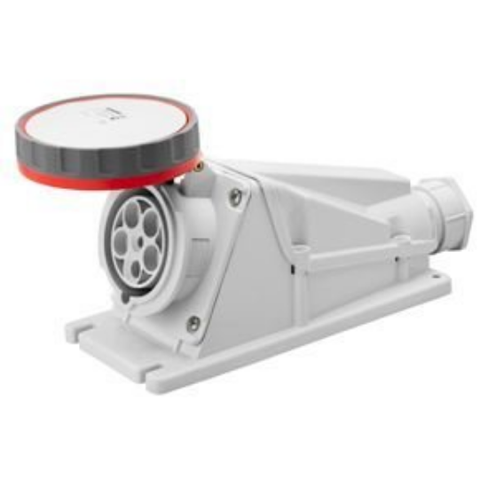 Imagine Priză industrială aplicată 3P+N+E 63A 400V IP67 6h 90° – GEWISS | GW63527