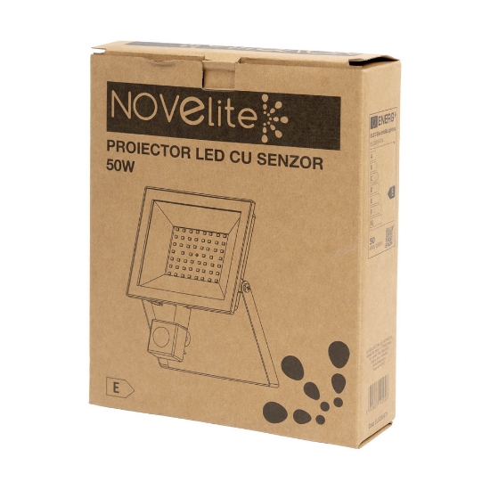 Imagine Proiector LED cu Senzor V4 50W 6500K IP44/IP65 - NOVELITE