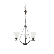 Imagine Lustra Midnight Negru+Alb 3xE27 40W