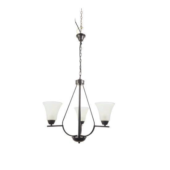 Imagine Lustra Midnight Negru+Alb 3xE27 40W