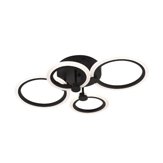 Imagine Lustra Urban LED 45W 3CCT 3150lm IP20, Negru, Erste