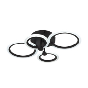 Imagine Lustra Urban LED 45W 3CCT 3150lm IP20, Negru, Erste