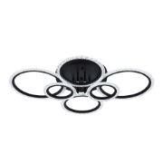 Imagine Lustra Lumia LED 90W 3CCT 6300lm IP20, negru, Erste