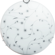 Imagine Plafoniera Flower Alb+Negru 1xE27 60W 25cm