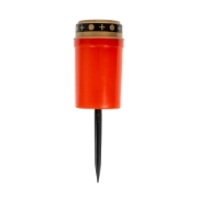 Imagine Lampa solara candela 24cm, rosu, Erste