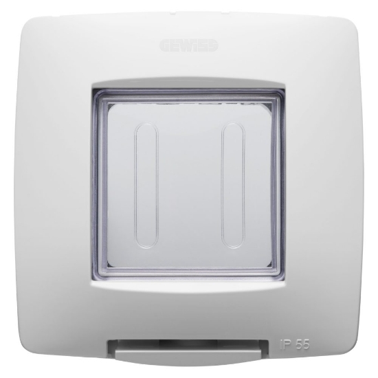 Imagine Ramă ornament 2M alb IP55 Chorus - GEWISS | GW16702TBN