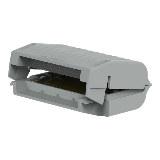 Imagine Gelbox pentru cleme 221/2273, max. 5x4 mm² gri – WAGO | 207-1332
