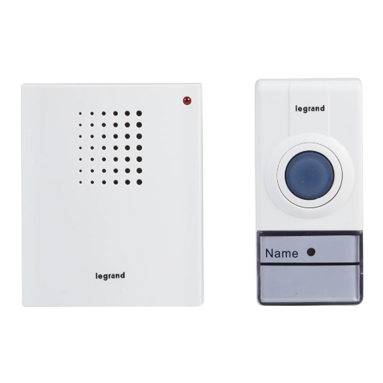 Imagine Kit sonerie fără fir IP44/IP20 alb – LEGRAND | 094250
