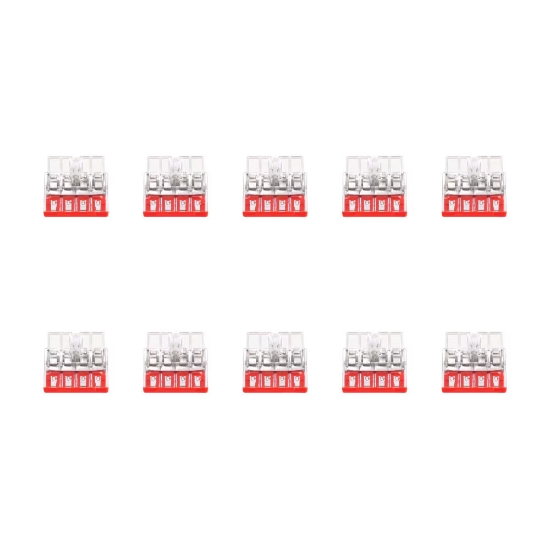 Imagine Clemă legătură 4 conductoare FY 0,5-2,5 mm², set 10 buc – WAGO | 2273-204