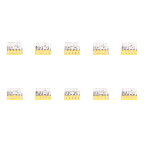 Imagine Clemă legătură 5 conductoare FY 0,5-2,5 mm², set 10 buc – WAGO | 2273-205