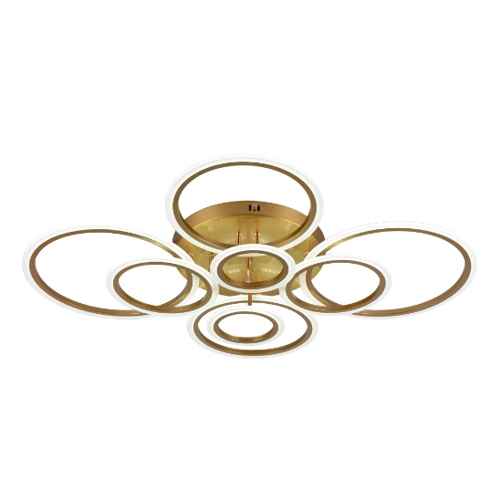 Imagine Lustră Glovy LED 125W 3CCT 7500lm auriu dimabilă - ERSTE