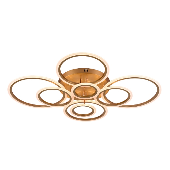 Imagine Lustră Glovy LED 125W 3CCT 7500lm auriu dimabilă - ERSTE