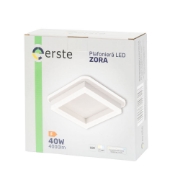 Imagine Plafoniera Zora LED 40W 3CCT 4000lm IP20, alb, Erste