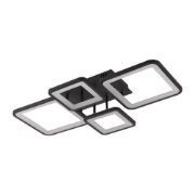 Imagine Plafoniera Ambient LED 70W 3CCT 3850lm, negru, Erste