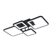 Imagine Plafoniera Ambient LED 70W 3CCT 3850lm, negru, Erste